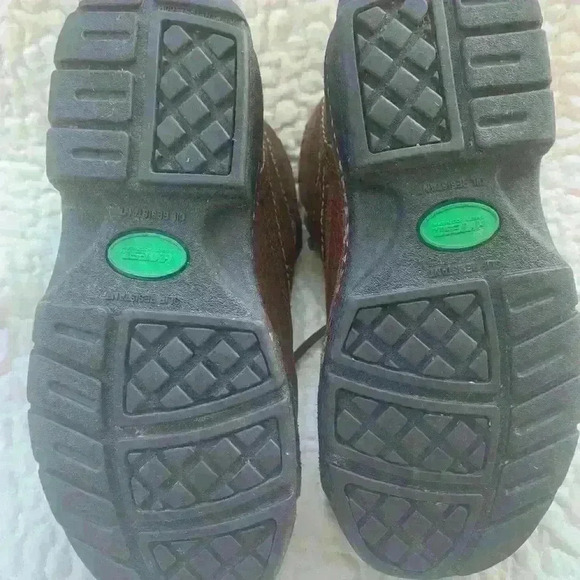 Women’s Hytest steel toe brown leather lace up boots size 7 safety footwear - Picture 7 of 9